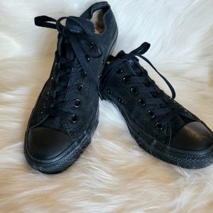 Black Converse Low Tops